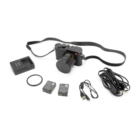 Leica Q (Typ 116) Compact Digital Camera, 24MP Full Frame Sensor, Summilux 28 mm/f1.7 ASPH lens - Black Anodized