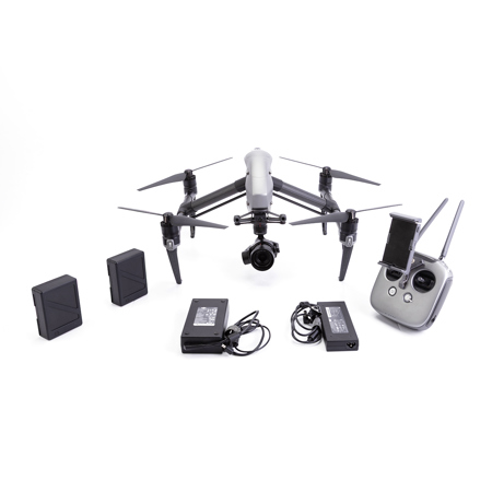 DJI Inspire 2.0 Quadcopter Combo, Includes Zenmuse X5S Camera Gimbal, Remote Controller (CinemaDNG and Apple ProRes License Key Not Included)