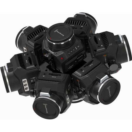 360RIZE 360Helios 8 Blackmagic Micro Rig, 8 Camera Configuration