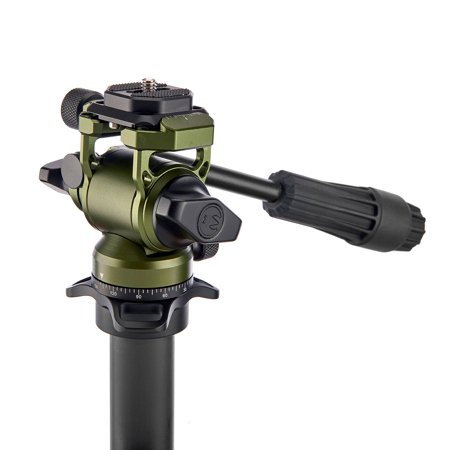 3 Legged Thing AirHed Trinity Multi-Use Video Head, Moss Green
