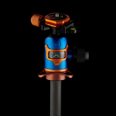 3 Legged Thing AirHed Vu Ballhead with Standard Twist Clamp, Sea Blue