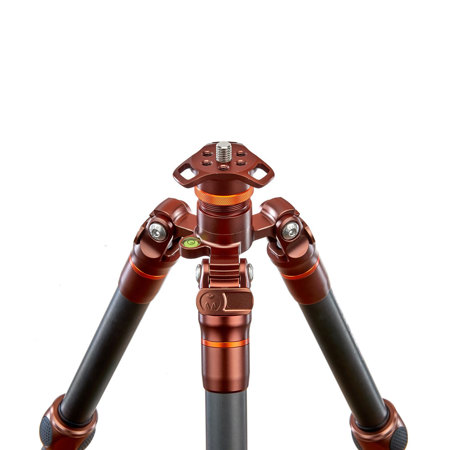 3 Legged Thing Albert 2.0 5-Section Carbon Fiber Tripod, Earth Bronze