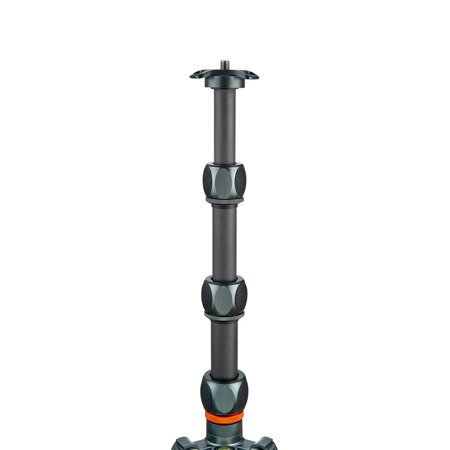 3 Legged Thing Albert 2.0 5-Section Carbon Fiber Tripod, Slate Gray