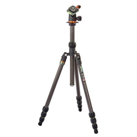 3 Legged Thing Billy Black Carbon Fiber 4-Section Tripod, AirHed Neo Ballhead