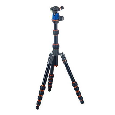 3 Legged Thing Punks Corey 5-Section Tripod + AirHed Neo Ball Head, Blue/Orange