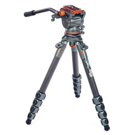 3 Legged Thing Legends Jay 5-Section CF Tripod w/AirHed Cine, Arca-Swiss Plate