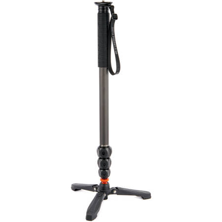 3 Legged Thing Legends Lance 4-Sec CF Monopod w/DcoZ Stabilizer Kit, Darkness