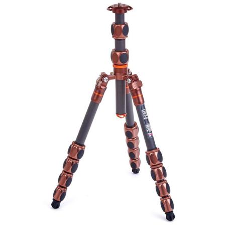 3 Legged Thing Leo 2.0 5-Section Carbon Fiber Tripod, Earth Bronze