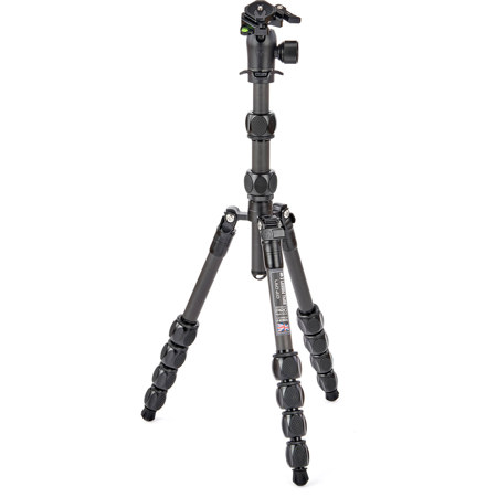 3 Legged Thing Leo 2.0 5-Section CF Tripod w/AirHed Pro Lever Ball Head,Darkness