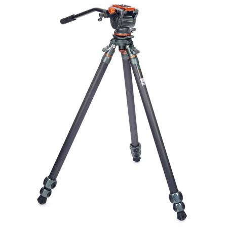 3 Legged Thing Mike Carbon Fiber Tripod with Quick Leveling Base and AirHed, with Arca Plate