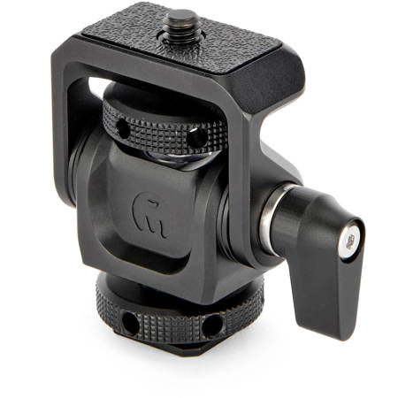 3 Legged Thing Monty 1 Mighty Mini Pan and Tilt Cold Shoe Accessory Mount Matte Black/Darkness