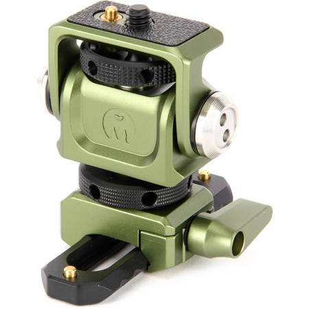 3 Legged Thing Monty 3 Monitor Mount Kit with Cold Shoe and Picatinny Rail Clamp Moss Green