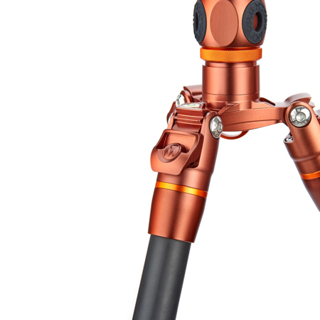 3 Legged Thing Legends Ray 5-Section CF Tripod with AirHed Vu, Bronze/Blue