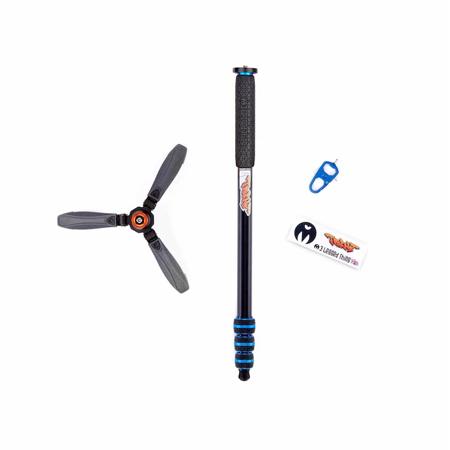 3 Legged Thing Trent 2.0 4-Section Punks Magnesium Alloy Monopod, Blue