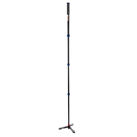 3 Legged Thing Trent 2.0 4-Section Punks Magnesium Alloy Monopod Kit with Docz2 Foot Stabiliser, Blue