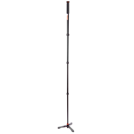 3 Legged Thing Trent 2.0 4-Section Punks Magnesium Alloy Monopod Kit with Docz2 Foot Stabiliser, Gray