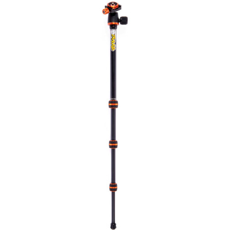 3 Legged Thing Punks Travis 2.0 4-Section Magnesium Alloy Travel Tripod with AirHed Neo 2.0 Ball Head, Black