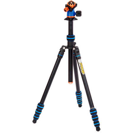 3 Legged Thing Punks Travis 2.0 4-Section Tripod w/AirHed Neo 2.0 Ball Head,Blue