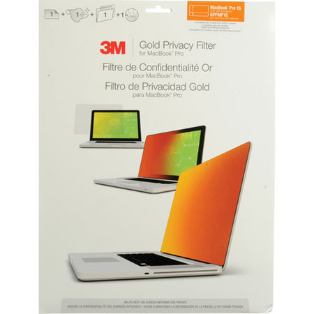 3M GPFMP15 Privacy Filter Screen for 15" MacBook Pro, Gold