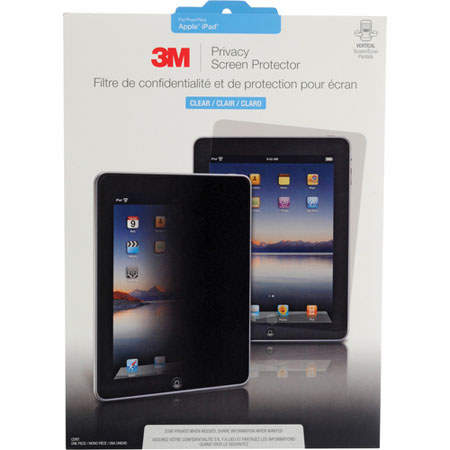 3M Privacy Screen Protector for 9.7" Apple iPad (Vertical)