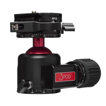 3Pod Everest H2 Ball Head with Arca-Type Quick Release and Lever