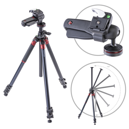 3Pod Orbit 3 Section Aluminum Tripod with Pistol Grip Ballhead