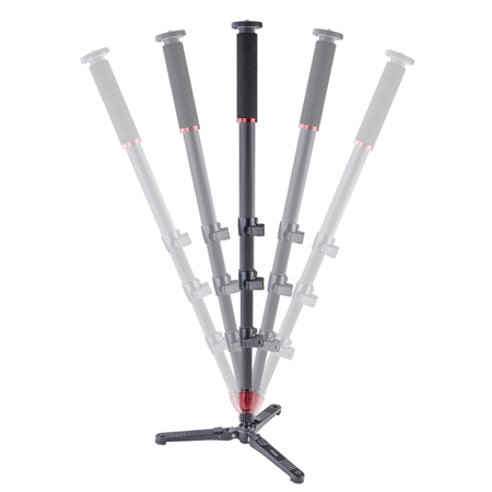 3Pod Orbit 4-Section Carbon Fiber Photo/Video Monopod with Fluid Base