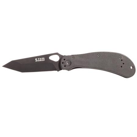 5.11 Tactical Alpha Scout Folder Tanto Knife, Black
