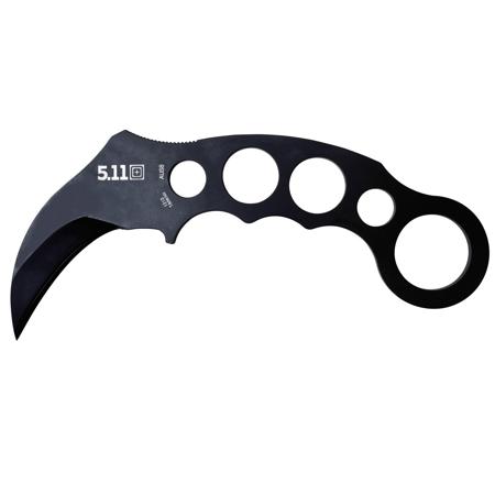 5.11 Tactical Tactical Karambit Fixed Blade Knife with Sheath, Black