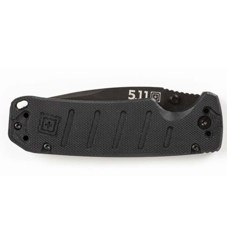 5.11 Tactical Ryker DP Mini Knife with 3" Drop Point Plain Edge Blade, Black