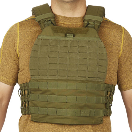 5.11 Tactical Tactec Plate Carrier Vest, Tac OD Olive