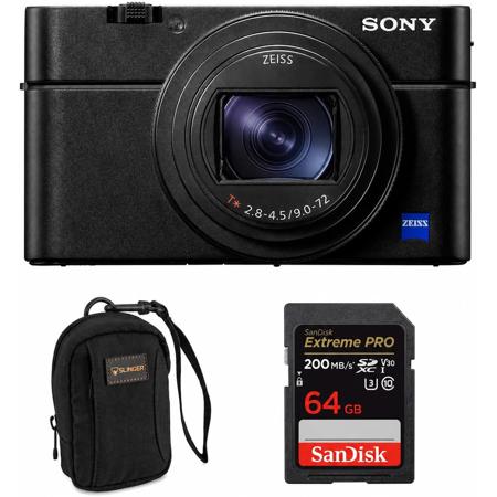 Sony Cyber-shot DSC-RX100 VII Digital Camera, w/64GB Memory Card, Battery, Bag