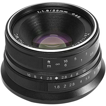 7artisans Photoelectric 25mm f/1.8 Lens for Sony E, Black A101B