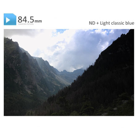 84.5mm Light Classic Blue Graduated Color Filter