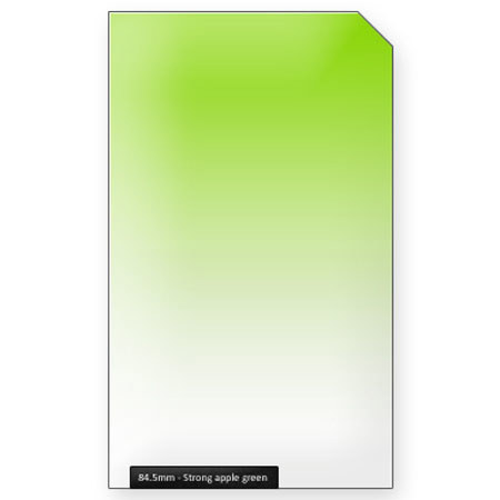 84.5mm Professional Strong Apple Green Graduated Color Filter
