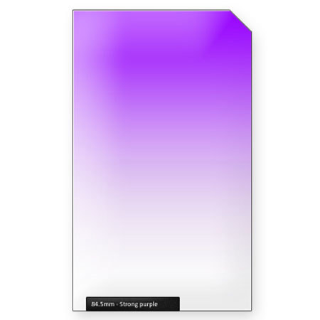 84.5mm Professional Strong Purple Graduated Color Filter
