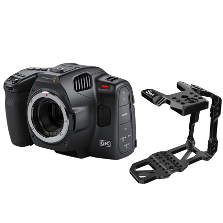 8Sinn Half Cage with Blackmagic Design Pocket Cinema Camera 6K Pro