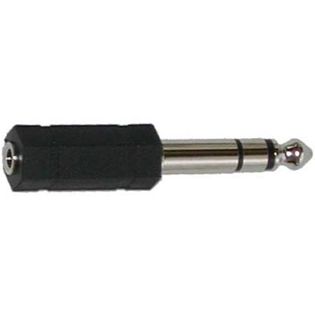 Audio 2000s ACC3139 Female 3.5mm Jack to Male 1/4" TRS Plug Connector, 24-Pack