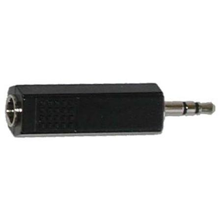 Audio 2000s ACC3140 1/4" TRS Jack to 3.5 mm TRS Plug Connector