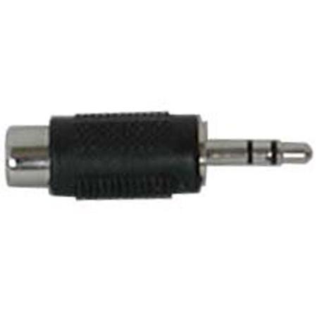 Audio 2000s ACC3143S Female RCA Jack to Male 3.5 mm TRS Plug Connector