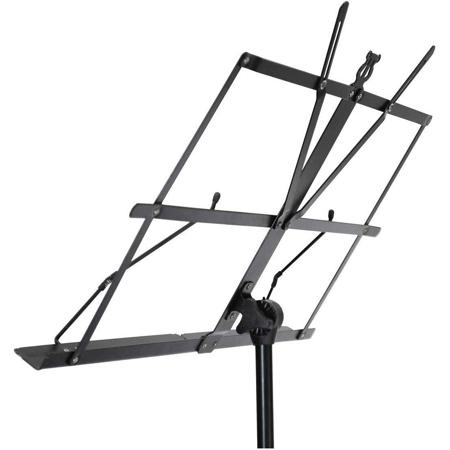 Audio 2000s 60" Taller Portable Sheet Music Stand,  Zipper Carrying Pouch, Black