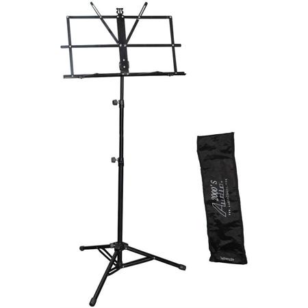 Audio 2000s 56" Dual-Color Portable Sheet Music Stand with Heavy-Duty Carrying Pouch, Blue & Green