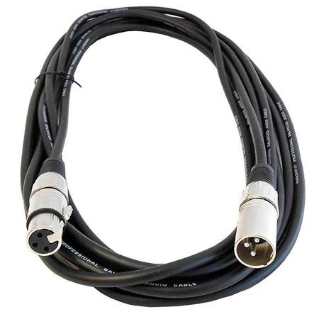 Audios 2000s ADC2031-P 20'x6mm 24AWG XLR Female to XLR Male Microphone Cable