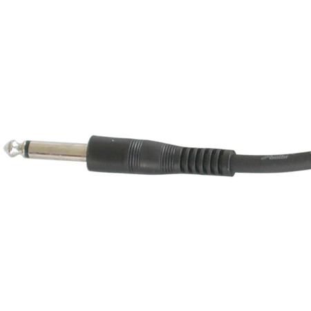 Audio 2000s ADC2049 20'x6mm 1/4" Plug to 1/4" Plug Instrument Cable