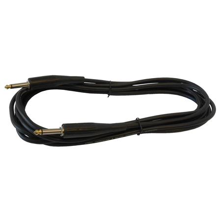 Audio 2000s ADC204F-P 15'x6mm 24AWG 1/4" Straight to Straight Cable for Guitar