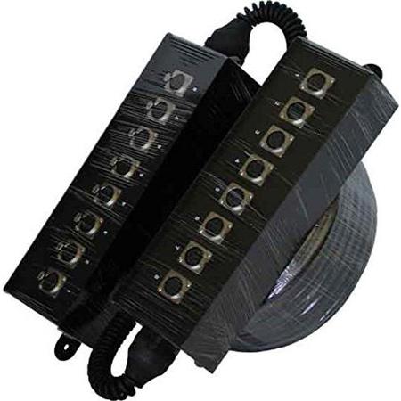 Audio 2000s ADC2717 100'x13.5mm Multiple Stage Cable + Stage Box
