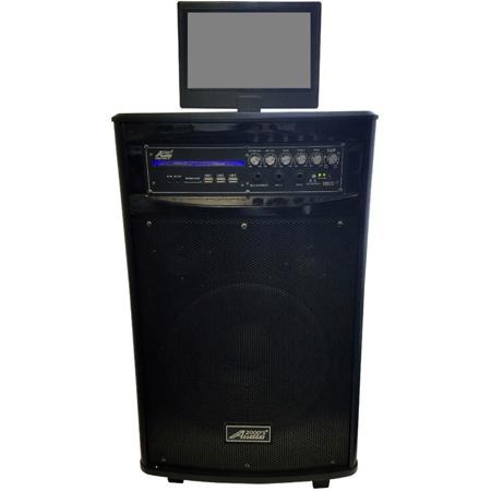Audio 2000s AKJ7809-P Wireless Karaoke/PA System with Built-In 10.1" Screen