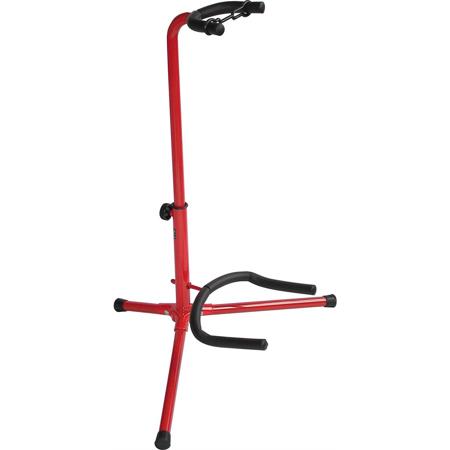 Audio 2000s AST4331 Stand for Electric Guitar, Red