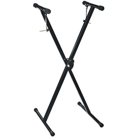 Audio 2000s AST4364 Folding Single-Braced Single Tier X-Style Keyboard Stand
