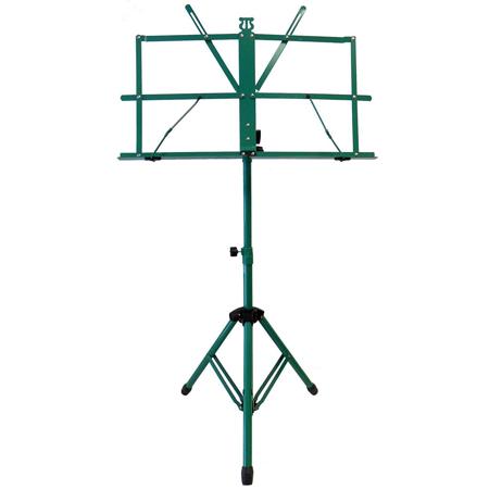 Audio 2000s Portable Sheet Music Stand with Heavy-Duty Carrying Pouch, Green